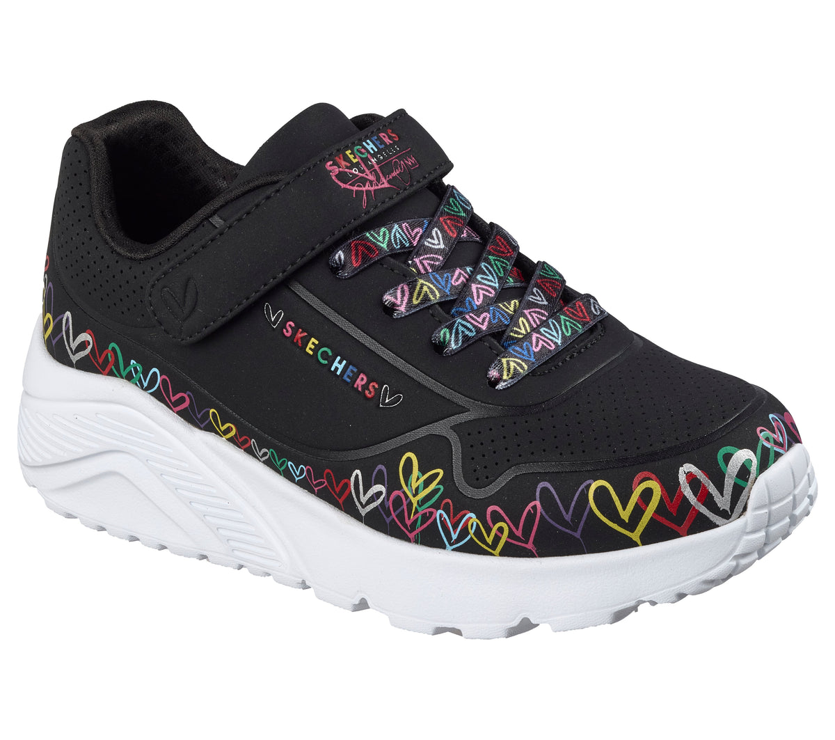 Skechers Uno Lite Heart 314091L BKMT