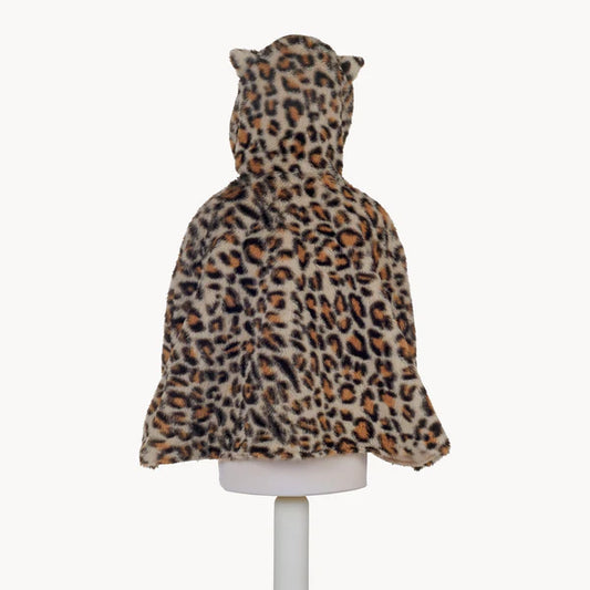 Leopard Dress Up Fluffy Cape