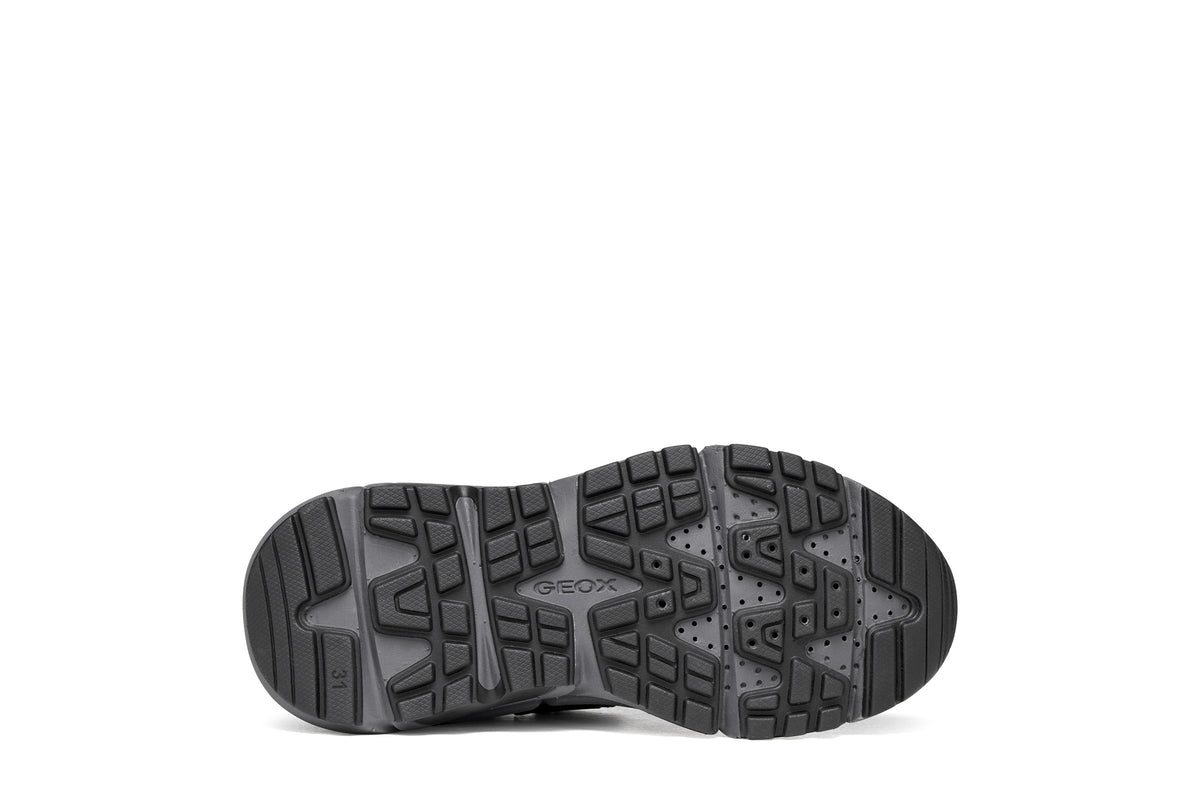 Geox Flexyper Plus Black/Grey Trainer J66MVB