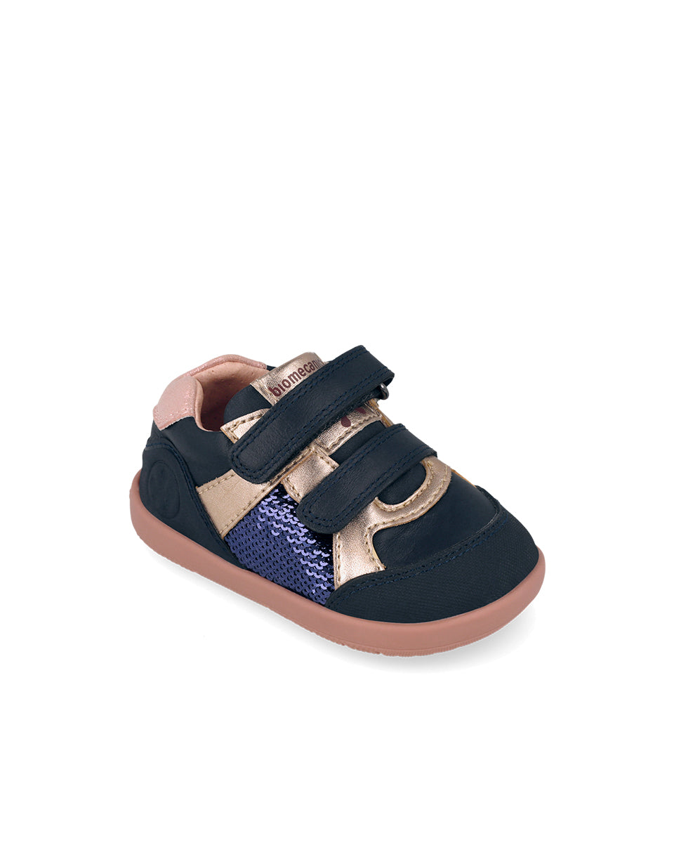 Blue Barefoot first steps for girls 261166-A183