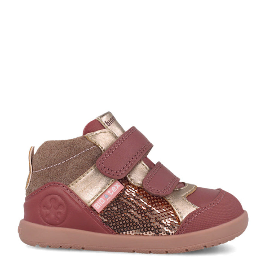 Water-resistant Barefoot first steps ankle boots 261167-A859