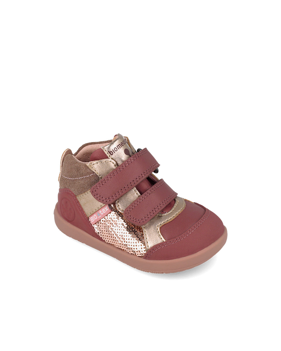 Water-resistant Barefoot first steps ankle boots 261167-A859