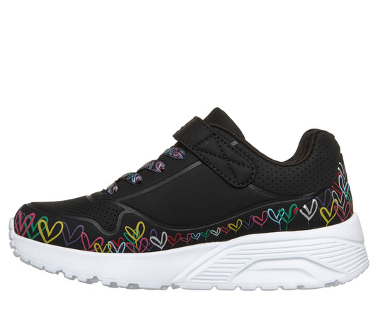 Skechers Uno Lite Heart 314091L BKMT
