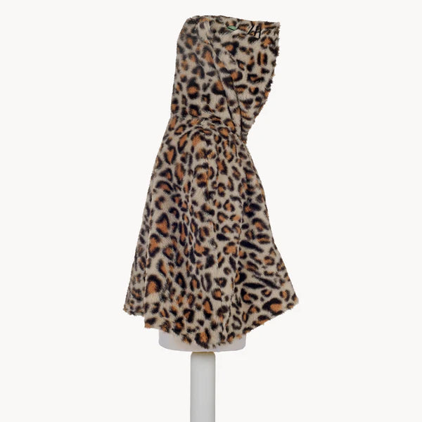 Leopard Dress Up Fluffy Cape