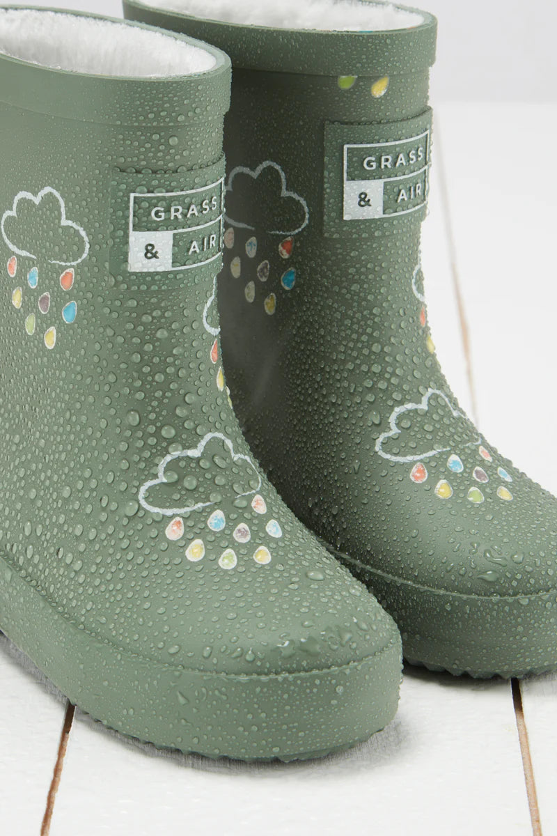 Grass & Air Teddy lined Wellies