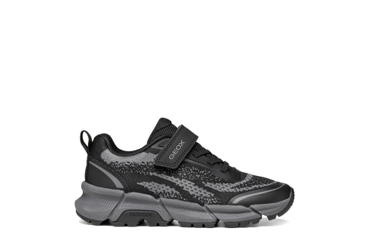 Geox Flexyper Plus Black/Grey Trainer J66MVB