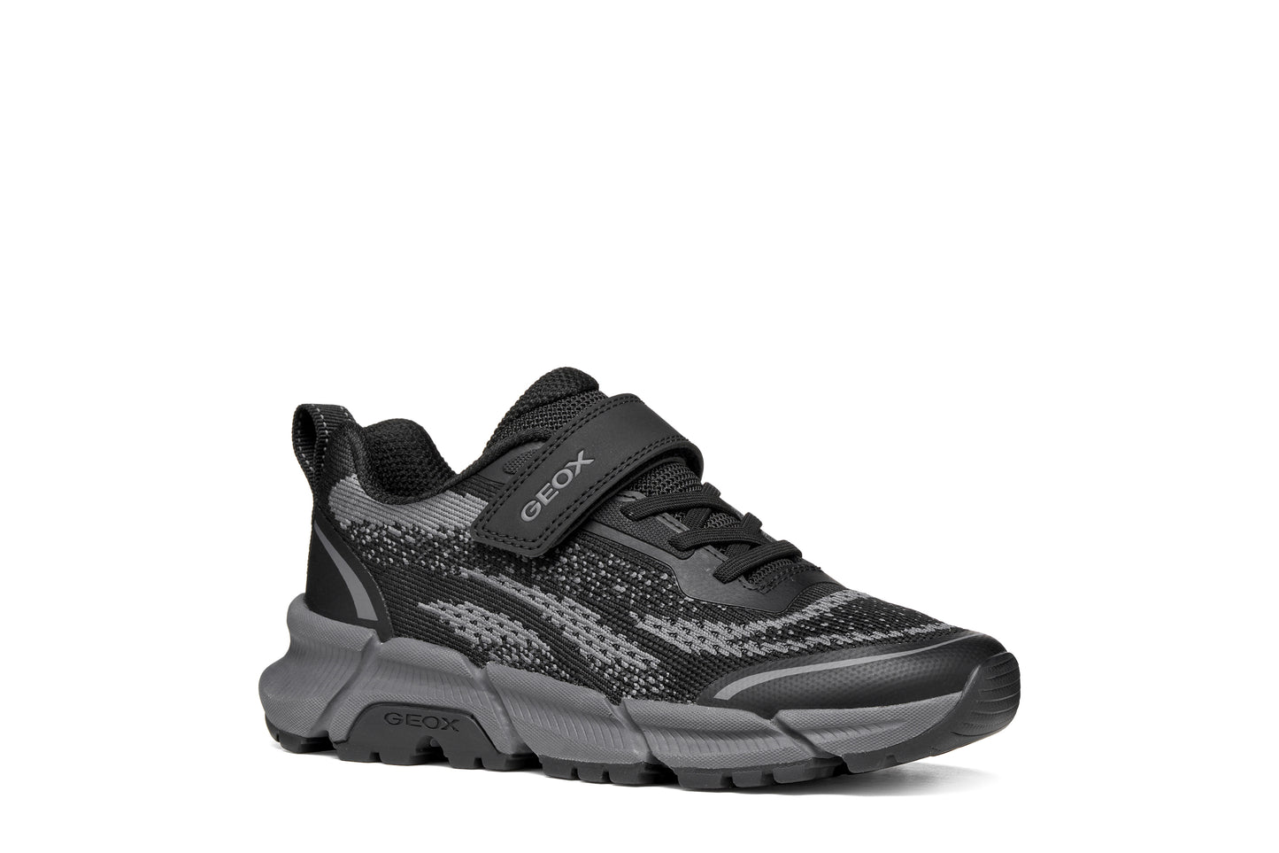 Geox Flexyper Plus Black/Grey Trainer J66MVB