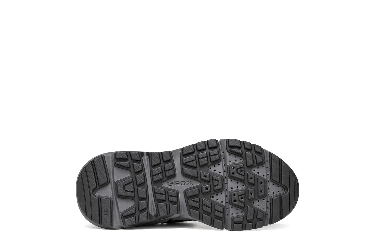 Geox Flexyper Plus Black/Grey Trainer J66MVB