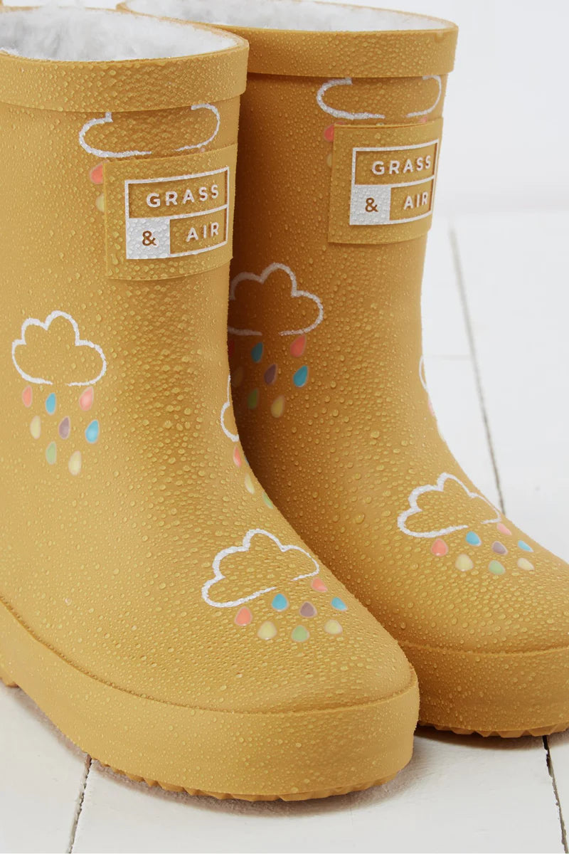 Grass & Air Teddy lined Wellies