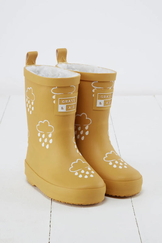 Grass & Air Teddy lined Wellies