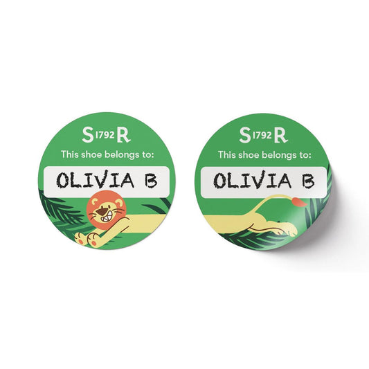 Shoe Name Labels
