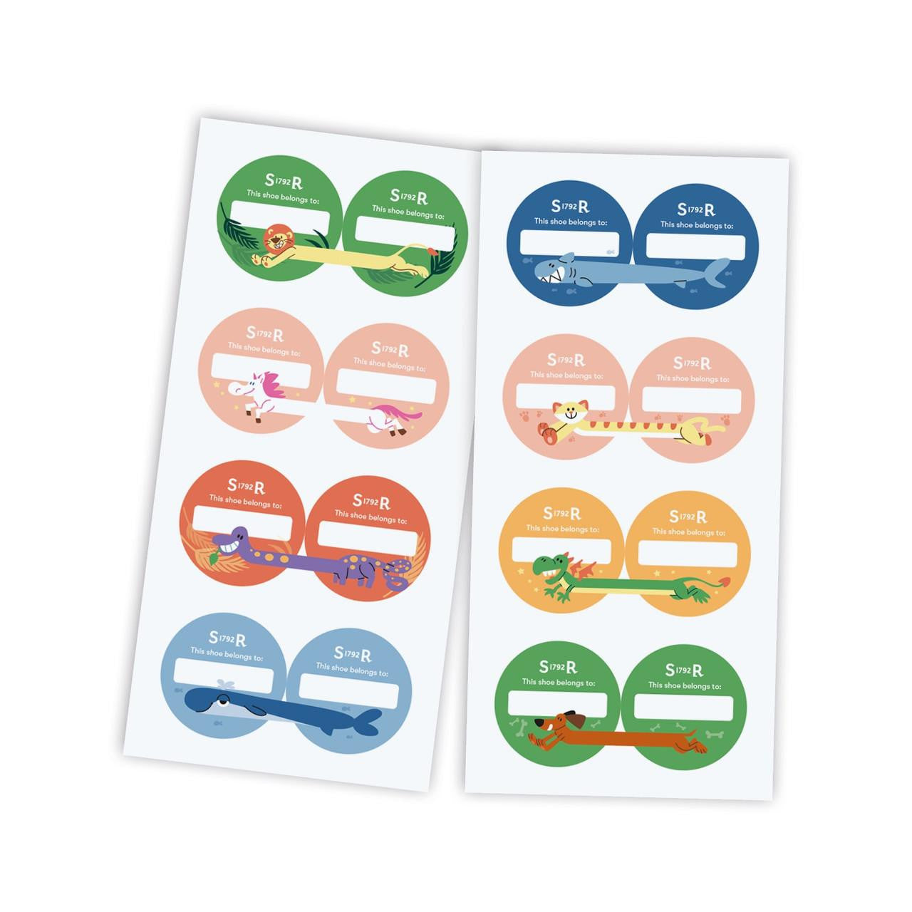 Shoe Name Labels