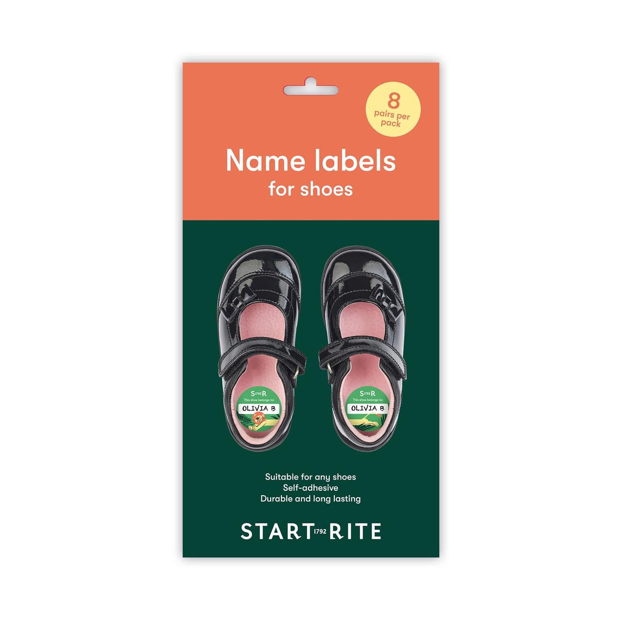 Shoe Name Labels